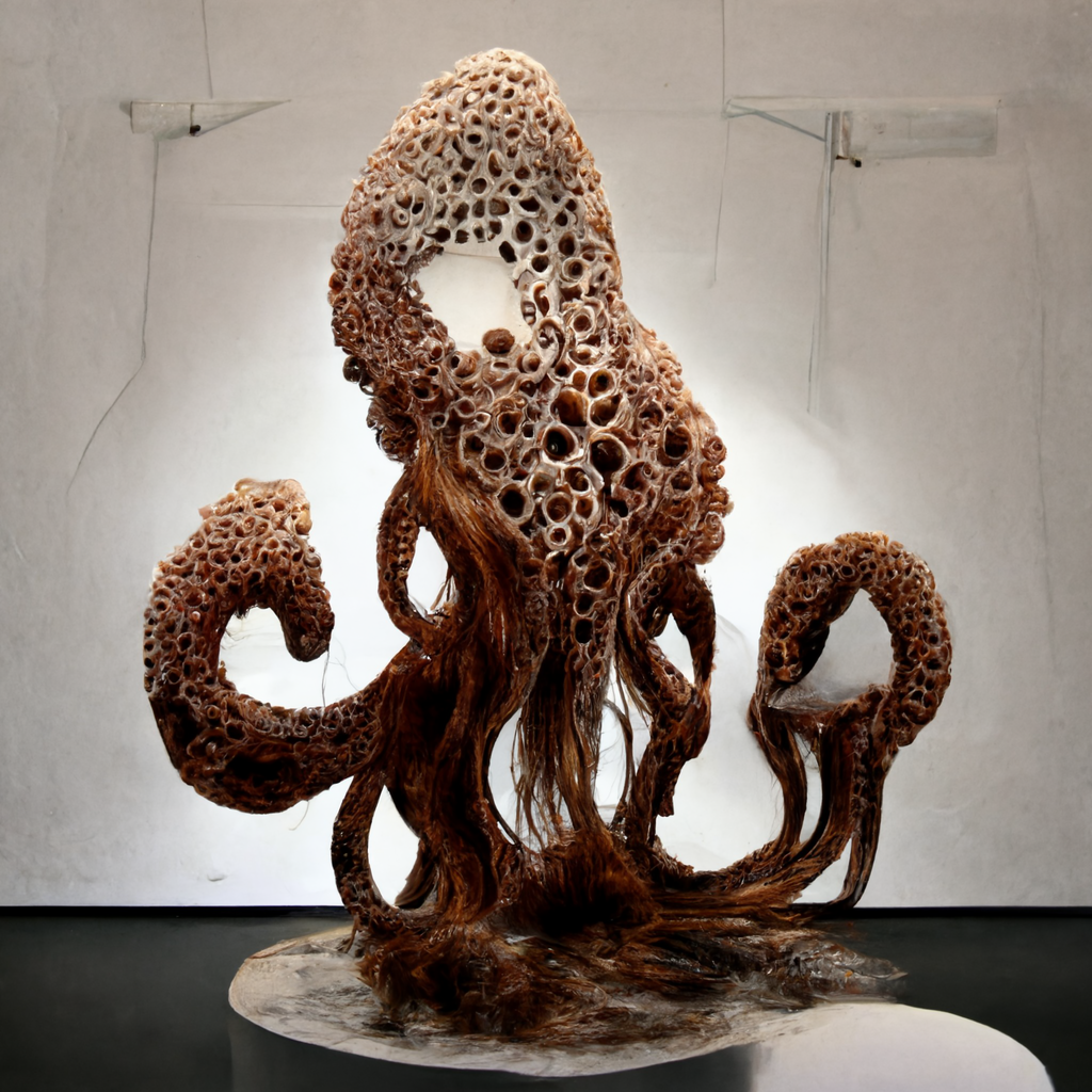 0b79d76f-8219-473d-bfa9-a90a957f6f66_distortionWave_organic_3d_sculpture_materialised_with_octopus_skin_and_hair