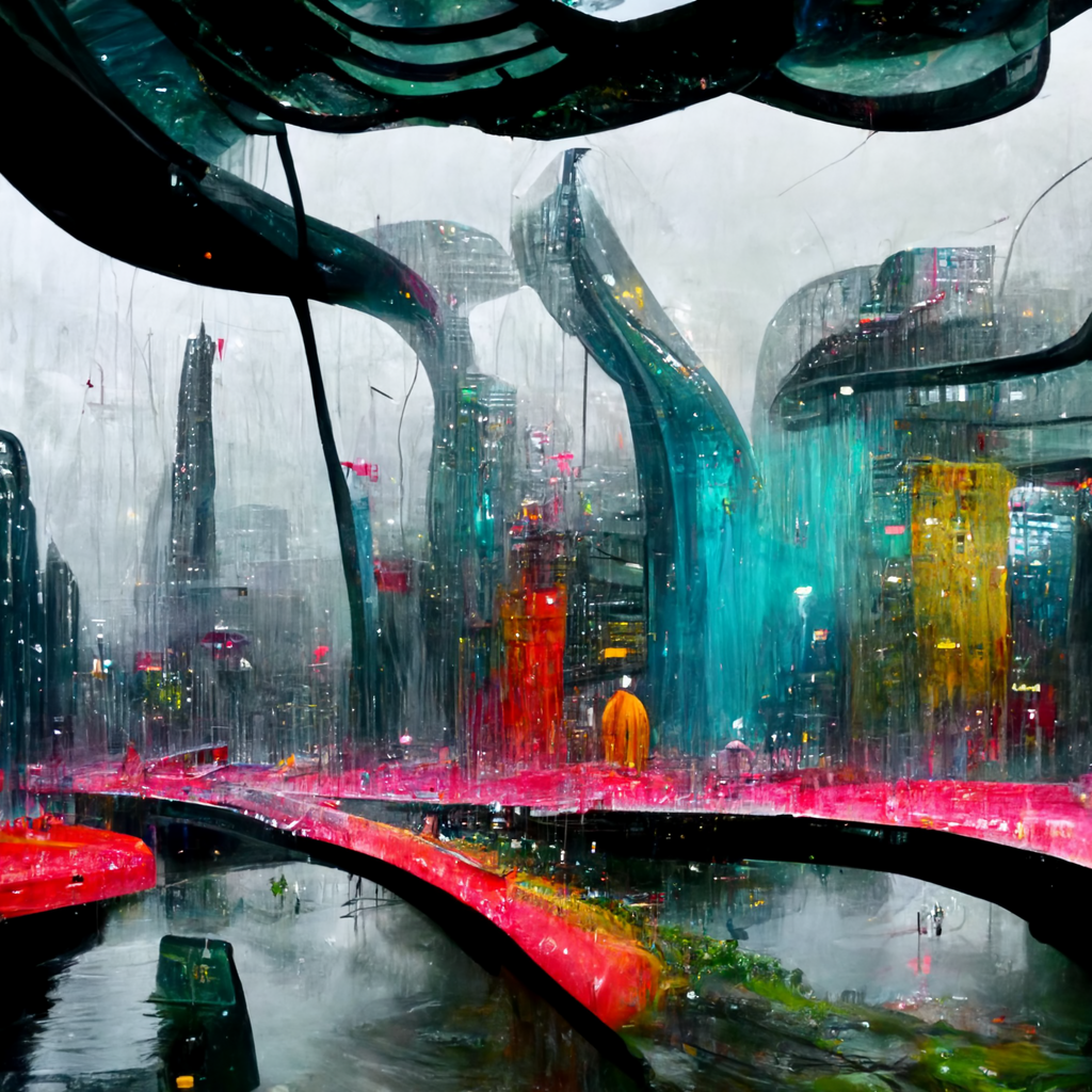446f4be3-38c9-4cc9-a6f6-e3836bbb1182_distortionWave_highly_detailed_rainy_scenery_of_a_futuristic_architecture_meandering_streams_of_colour_flying_throu